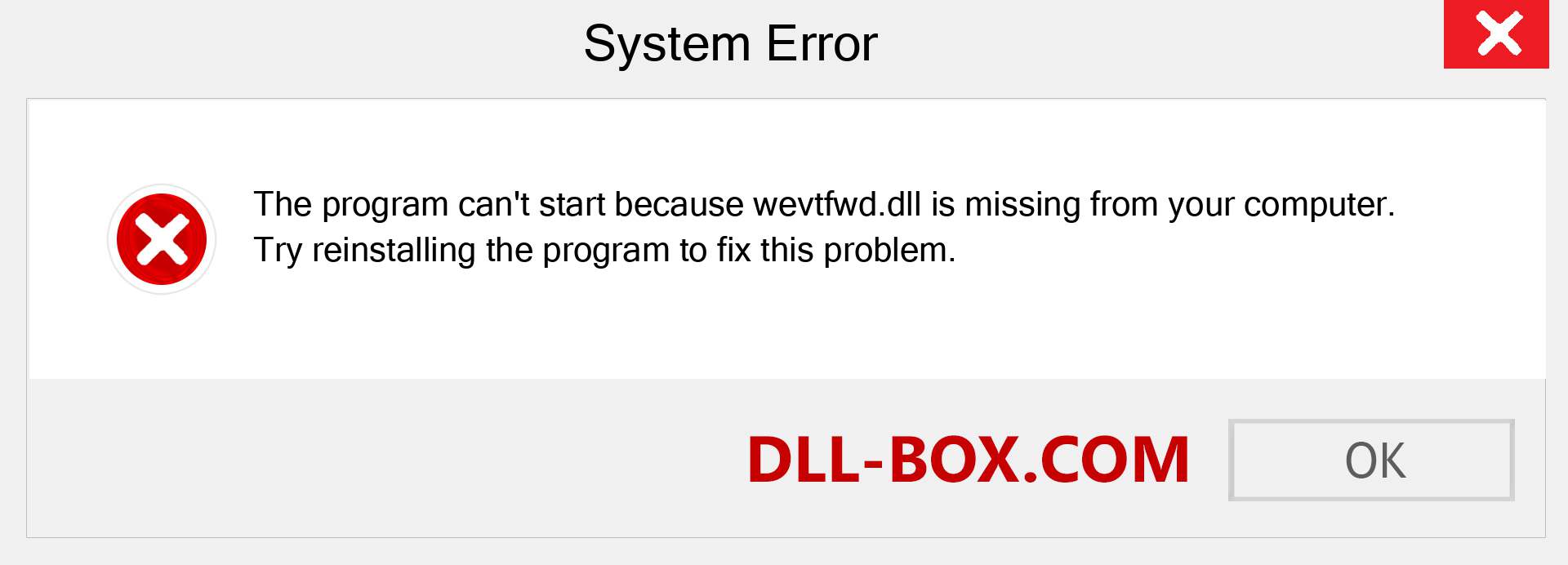  wevtfwd.dll file is missing?. Download for Windows 7, 8, 10 - Fix  wevtfwd dll Missing Error on Windows, photos, images
